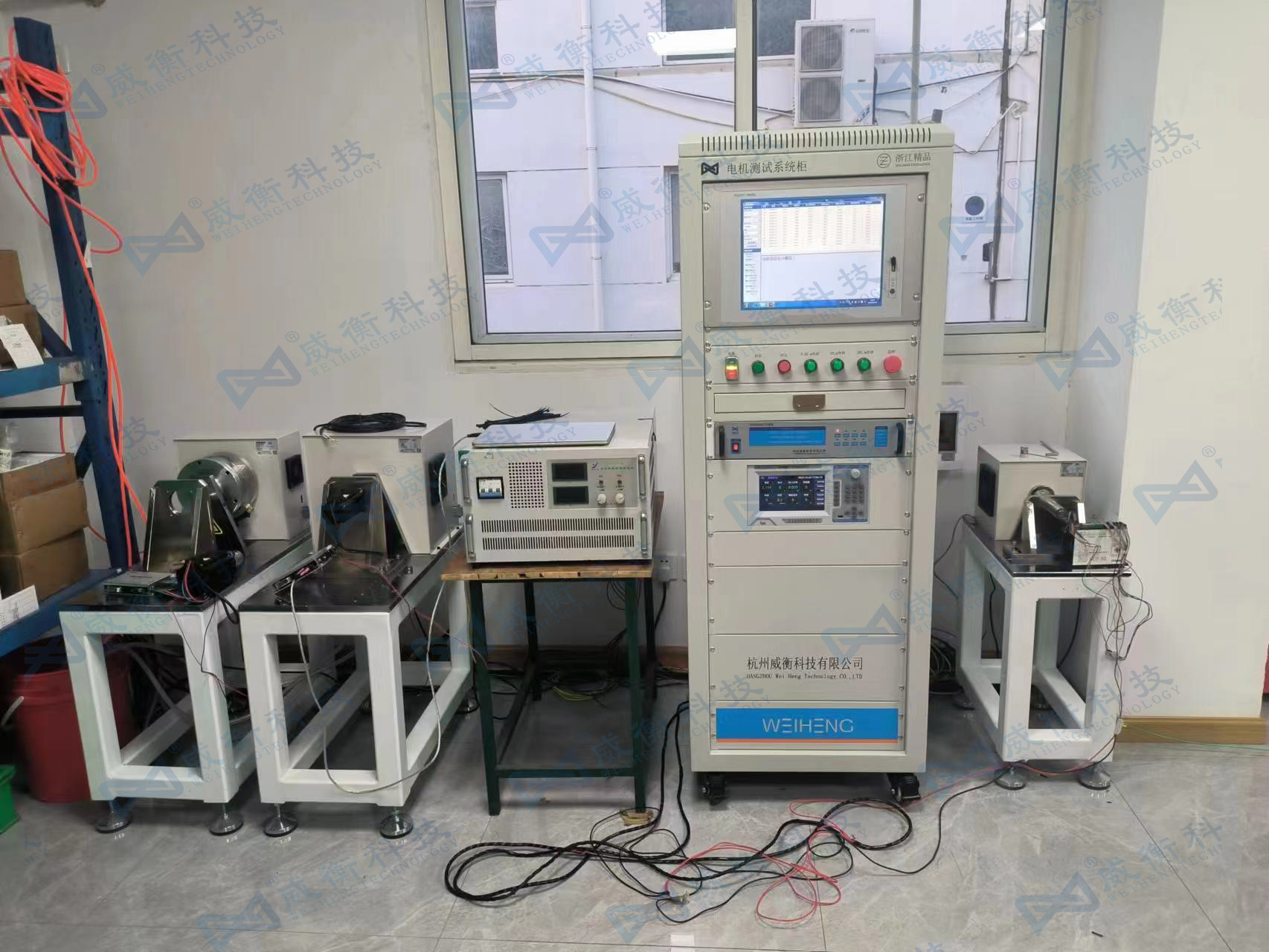 上海敏動機電有限公司調試現場